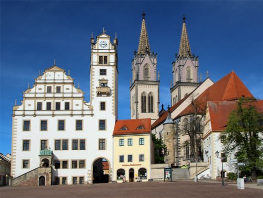 Große Kreisstadt Oschatz im Sächsischen Burgenland