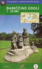 Wanderkarte vom Großmuttertal / Babiččino údolí in Ostböhmen