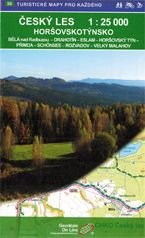 Wanderkarte Böhmischer Wald Horšovskotýnsko in Westböhmen