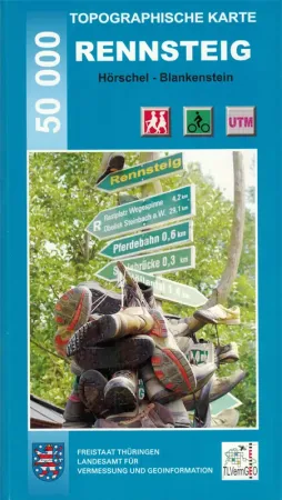 Wanderkarten-Set Rennsteig im Thüringer Wald 