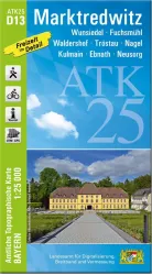 Wander-, Radkarte Marktredwitz / Oberpfalz 
