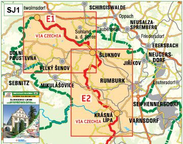 für E 1-2 bis Krásná Lípa – Rybniště