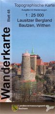 Wanderkarte Lausitzer Bergland: Bautzen, Wilthen