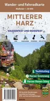Wanderkarte Mittlerer Harz vom Schmidt-Buchverlag