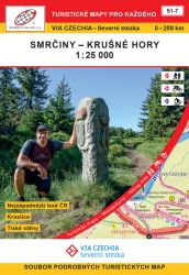 Wanderkartenset Osterzgebirge / Krušné hory-východ TS 1-7 