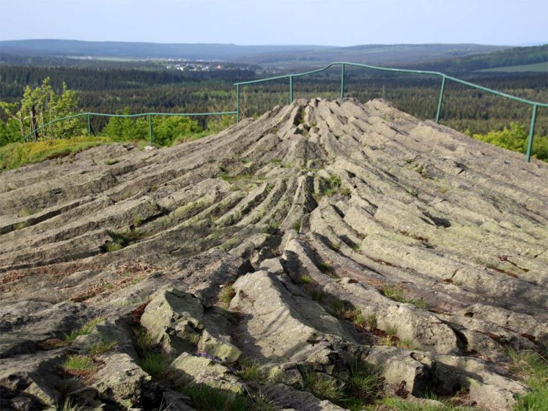 Basaltfächer auf dem Hirtstein