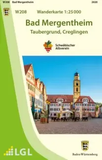 Wanderkarte von Bad Mergentheim