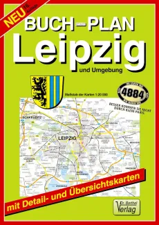 Buch-Plan Leipzig vom Verlag Dr. Barthel