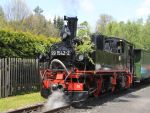 Preßnitztalbahn bei Jöhstadt im Erzgebirge