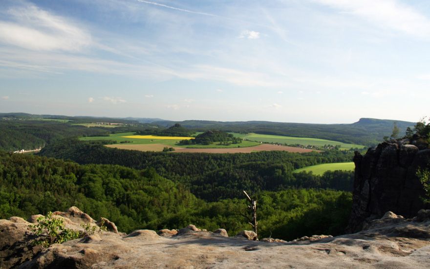 An der Aussicht Breite Kluft