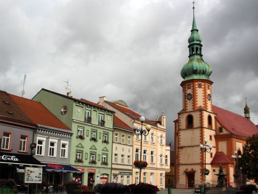Sokolov (Falkenau an der Eger) im Böhmischer Wald (Český les) 