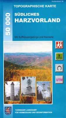 Wanderkarte Südliches Harzvorland