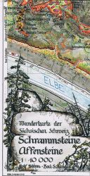 Wanderkarte Schrammsteine & Affensteine
