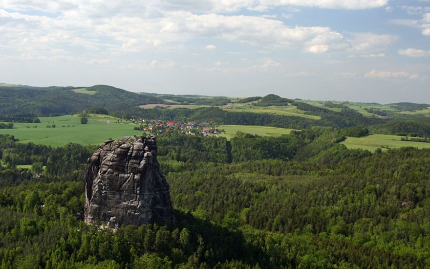  Falkenstein - ein beliebter Kletterfelsen