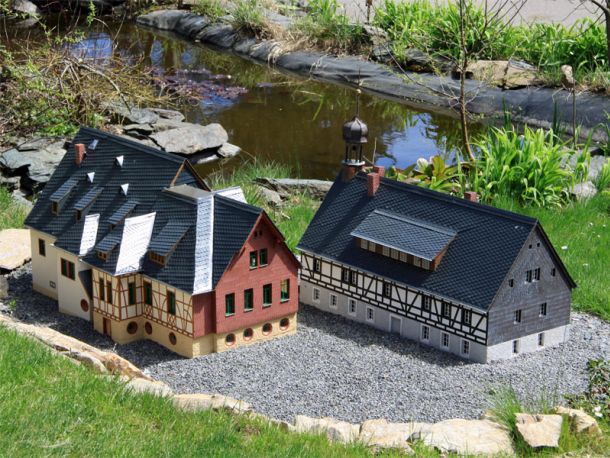 Miniaturpark Klein-Erzgebirge in Oederan / Sachsen