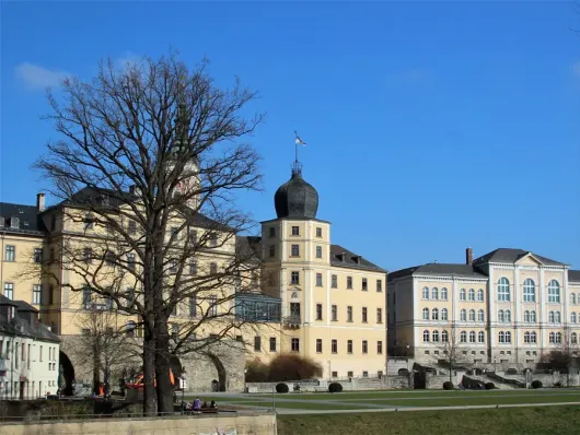Greiz im Thüringischen Vogtland an der Weißen Elster