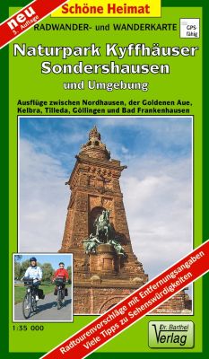 Wanderkarte Naturpark Kyffhäuser
