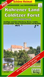 Radwanderkarte - Kohrener Land, Colditzer Forst