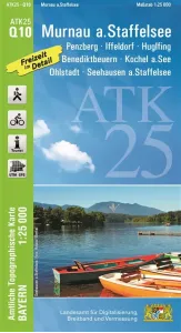 Wanderkarte ATK Murnau am Staffelsee mit Kochel
