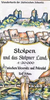 Wanderkarte Stolpen vom Böhmverlag