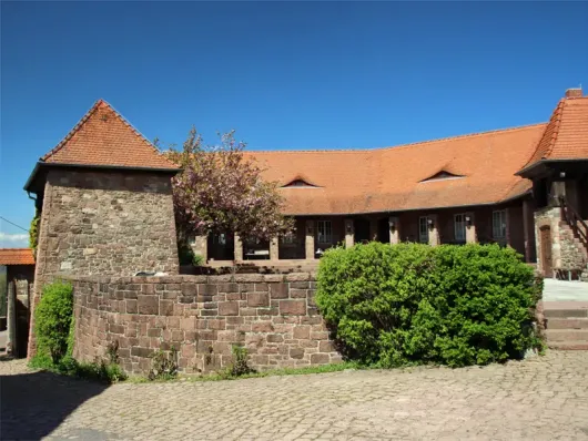 Burg Wettin in der Region Saale-Unstrut