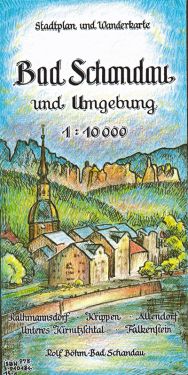 Wanderkarte Bad Schandau vom Verlag Dr. Böhm
