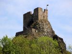 Burg Hrad Trosky in der Region Böhmisches Paradies