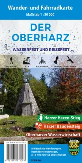 Wanderkarte Oberharz vom Schmidt-Buch-Verlag