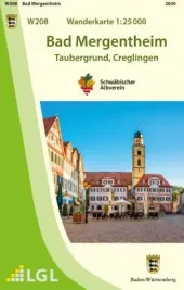 Wanderkarte Bad Mergentheim mit Weikersheim