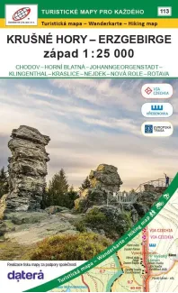 Wanderkarte Westerzgebirge mit Teplice